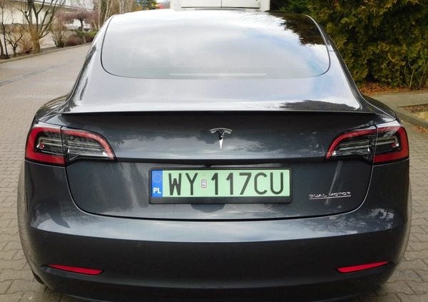 Tesla Model 3 cena 169900 przebieg: 18000, rok produkcji 2022 z Zduny małe 137